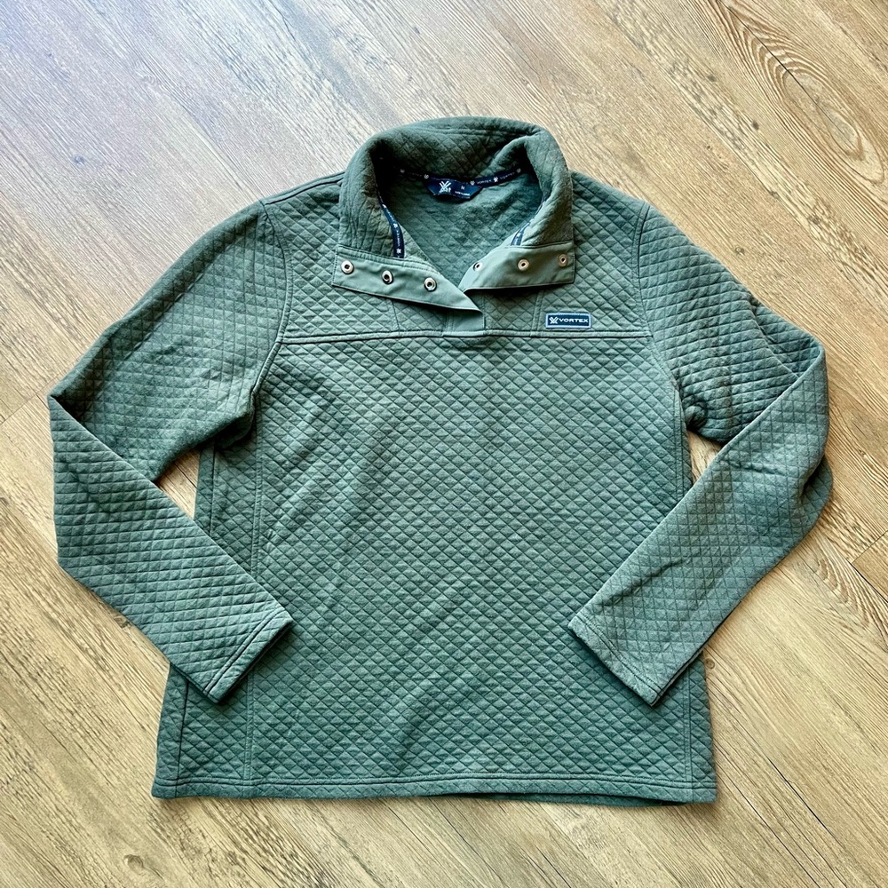 Vortex Women's Active Trail Office Casual Quilted Arctic Snap Pullover